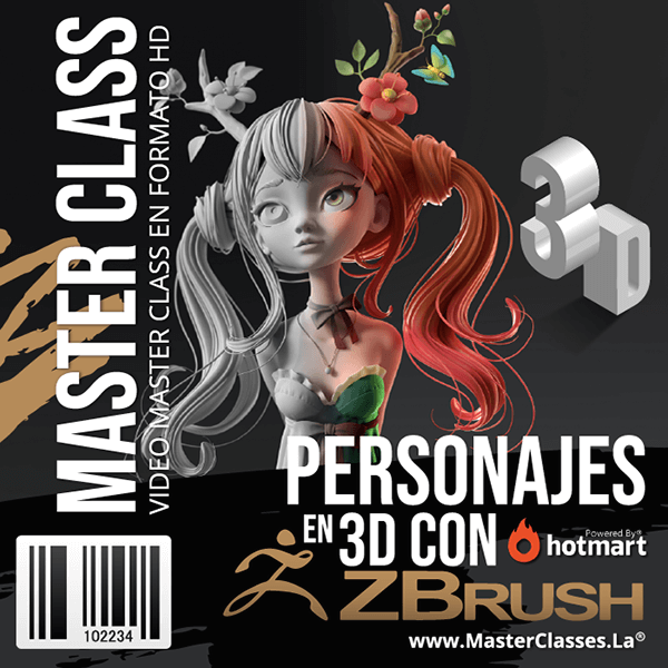 Personajes en 3D con ZBrush by reverso academy cursos clases