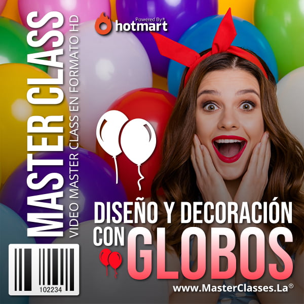 Diseño y Decoración de Globos by reverso academy cursos online clases